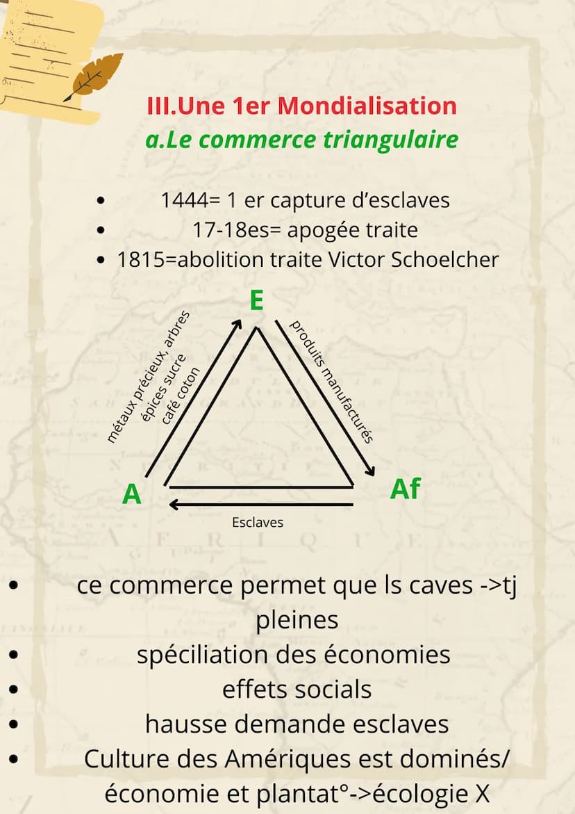 L'Atlantique
+
Caravelle: navire dont la forme lui permet
d'avancer en haute mer
Evangéliser: convertir au christianisme
Civilisations préco