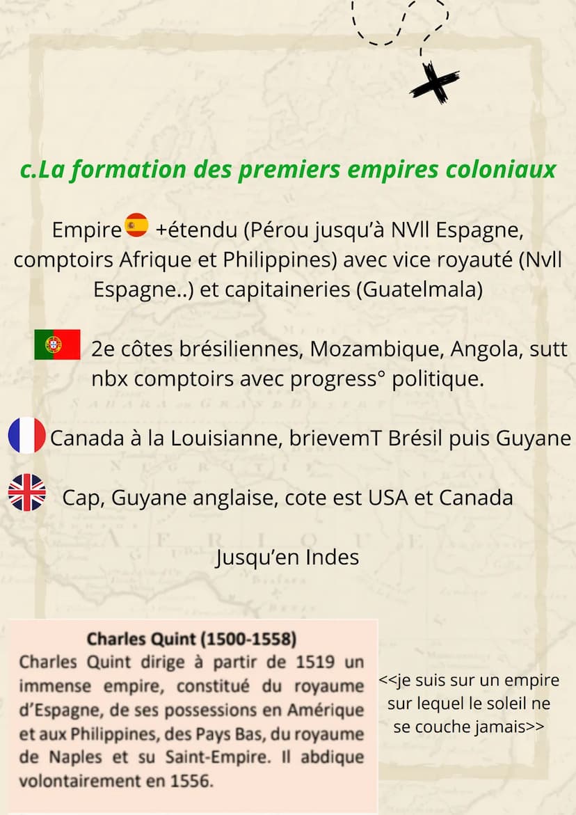 L'Atlantique
+
Caravelle: navire dont la forme lui permet
d'avancer en haute mer
Evangéliser: convertir au christianisme
Civilisations préco