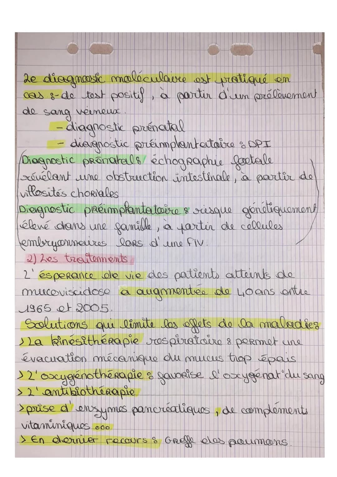 yere
SVI spe
Th3-A: chap 18 mutation génétique et
maladie
I- Le phenotype de la mucoviscidose
Mucovisadose maladie génétique la plus
frequen