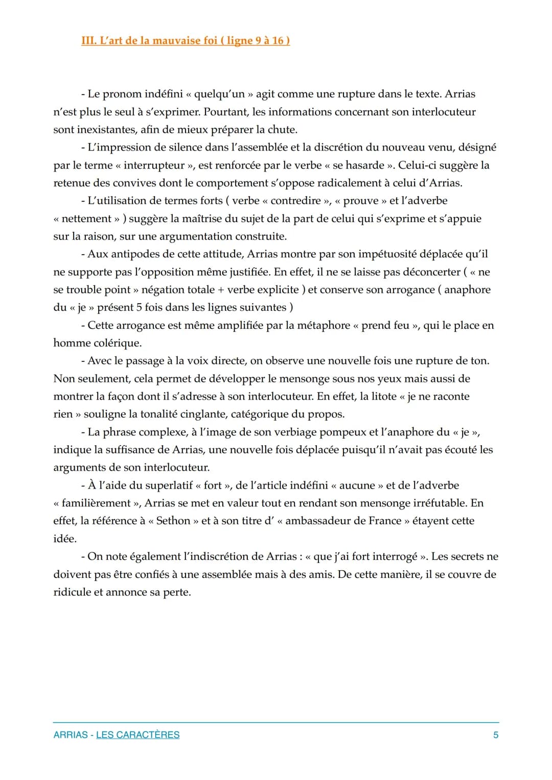 Arrias
Livre V - << De la société et de la conversation >> - 9
Jean de La Bruyère - Les Caractères
Arrias a tout lu, a tout vu, il veut le p