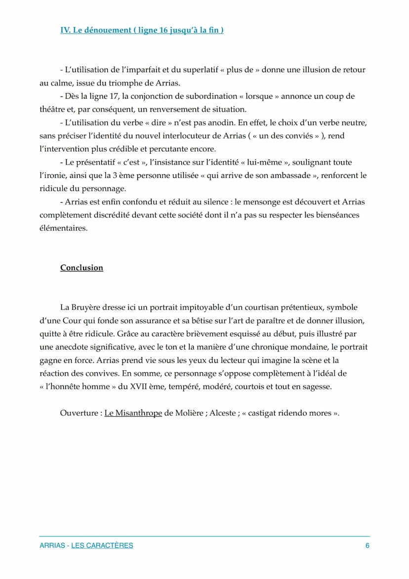 Arrias
Livre V - << De la société et de la conversation >> - 9
Jean de La Bruyère - Les Caractères
Arrias a tout lu, a tout vu, il veut le p