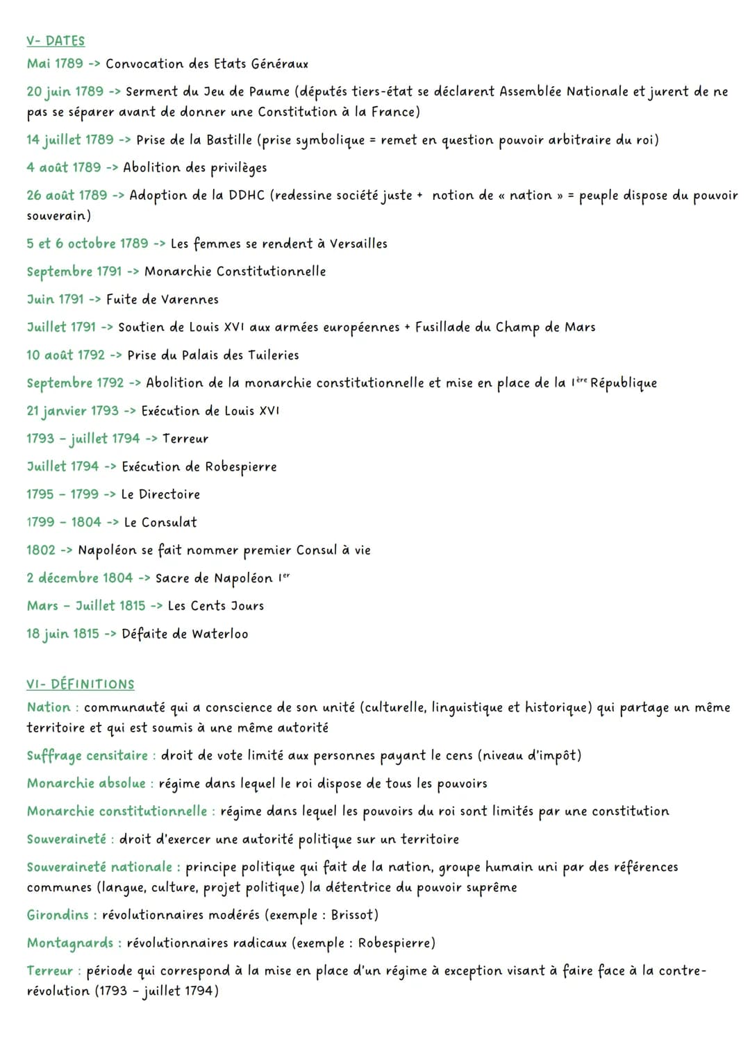 1- Idées de nation et de souveraineté
Origines « nation » -> guerre de Cent ans (1337-1453) = sentiment d'appartenance à une même nation
SOU