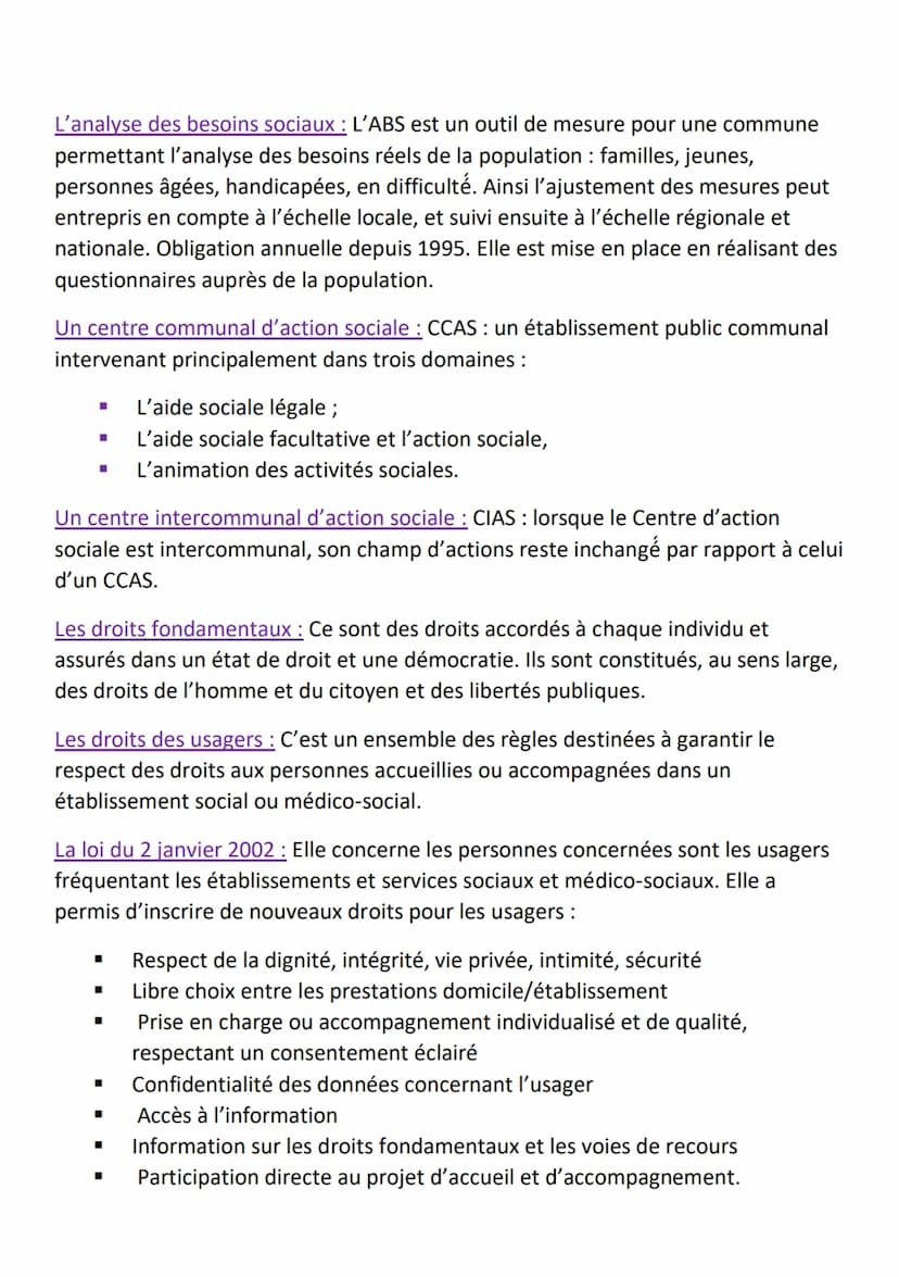 Séquence 8: Agir sur les problèmes sociaux
Le problème social ou les questions sociales: Elles regroupent de nombreux sujets
comme, les inég