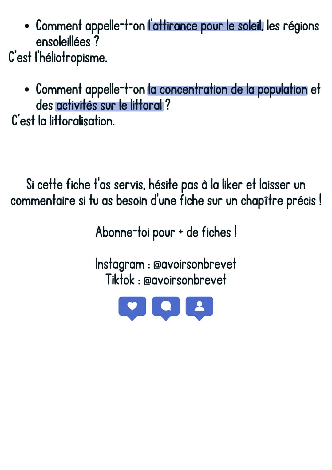 Histoire
Urbanisation
@avoirsonbrevet
1. Définitions :
Urbanisation : tendance à la concentration de la population dans
les villes.
Métropol