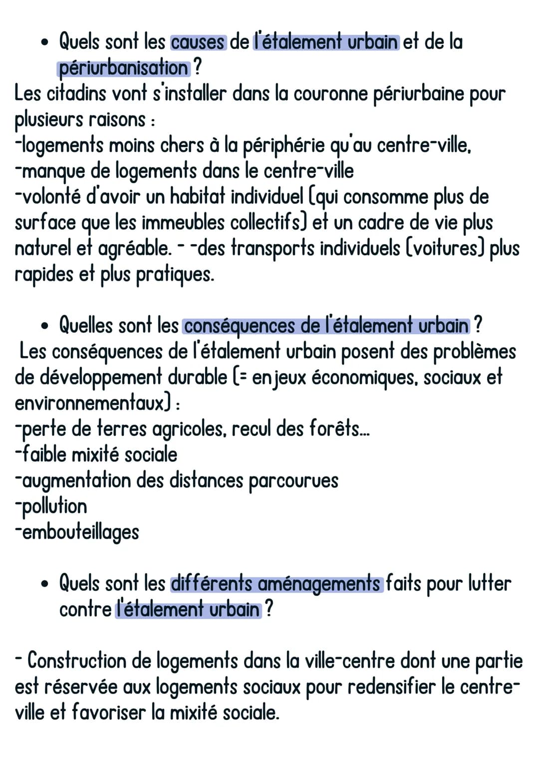 Histoire
Urbanisation
@avoirsonbrevet
1. Définitions :
Urbanisation : tendance à la concentration de la population dans
les villes.
Métropol