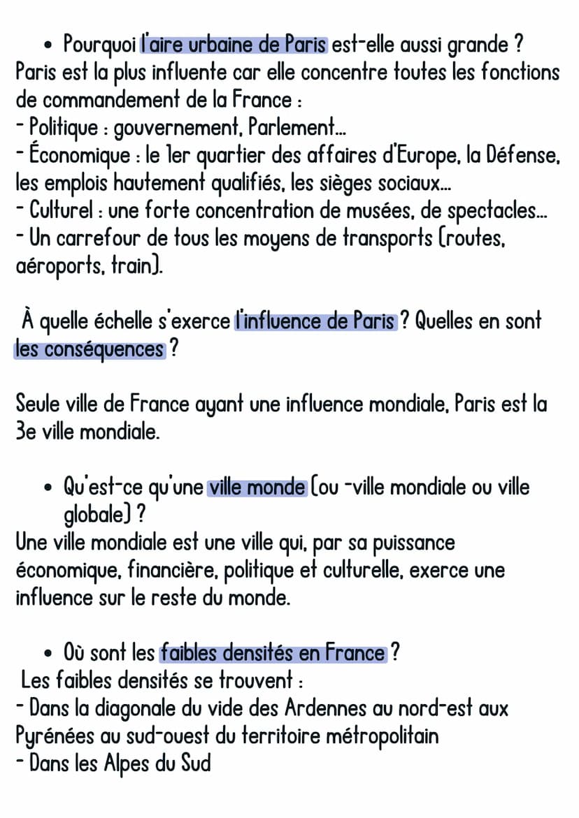 Histoire
Urbanisation
@avoirsonbrevet
1. Définitions :
Urbanisation : tendance à la concentration de la population dans
les villes.
Métropol