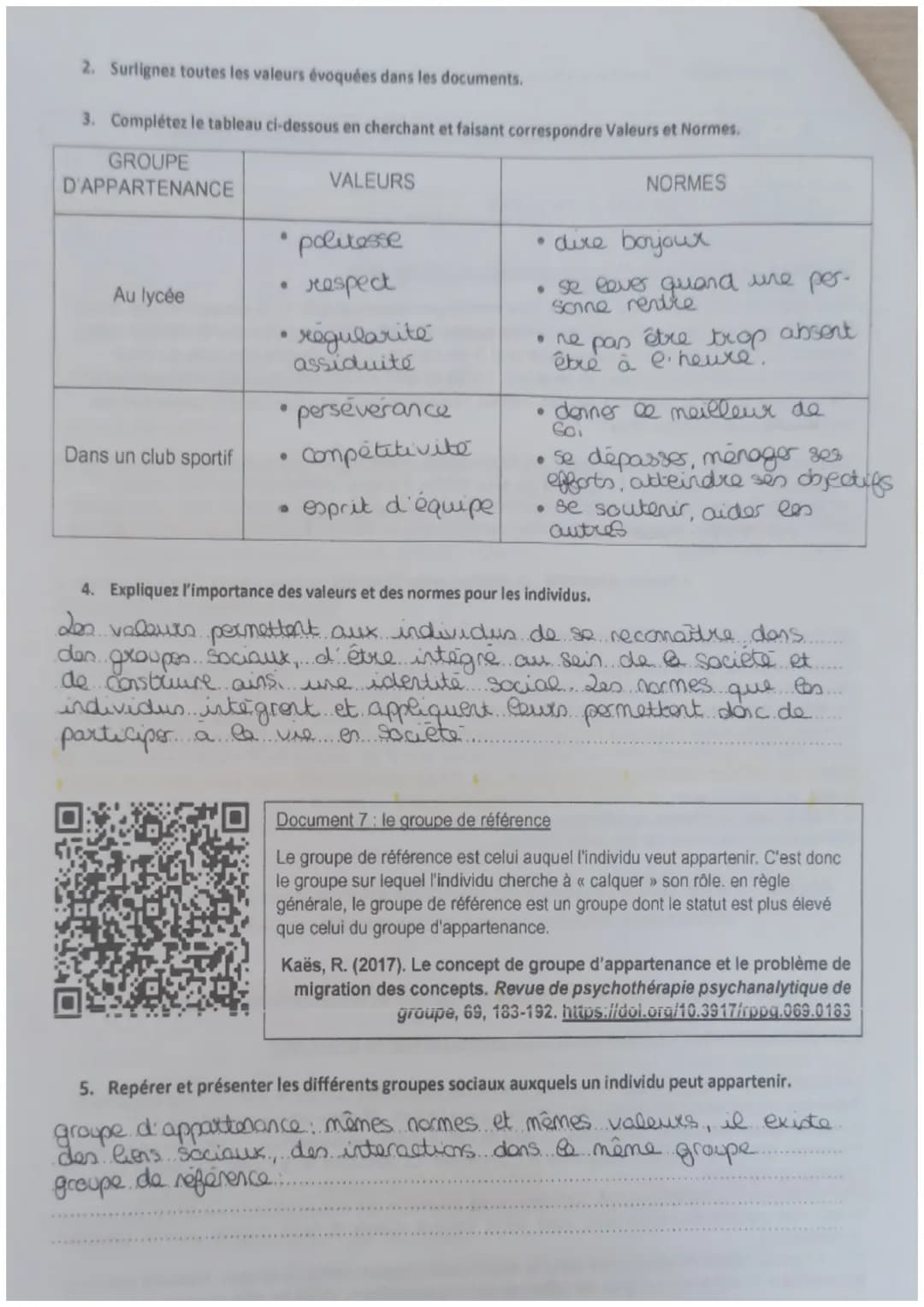 Capacités exigibles du Chapitre 2 pour le bac:
Mobiliser le processus et les instances de socialisation pour appréhender un fait social.
Ide