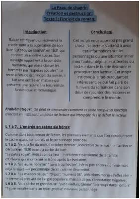 Know Études linéaires, texte 1 La peau de chagrin  thumbnail