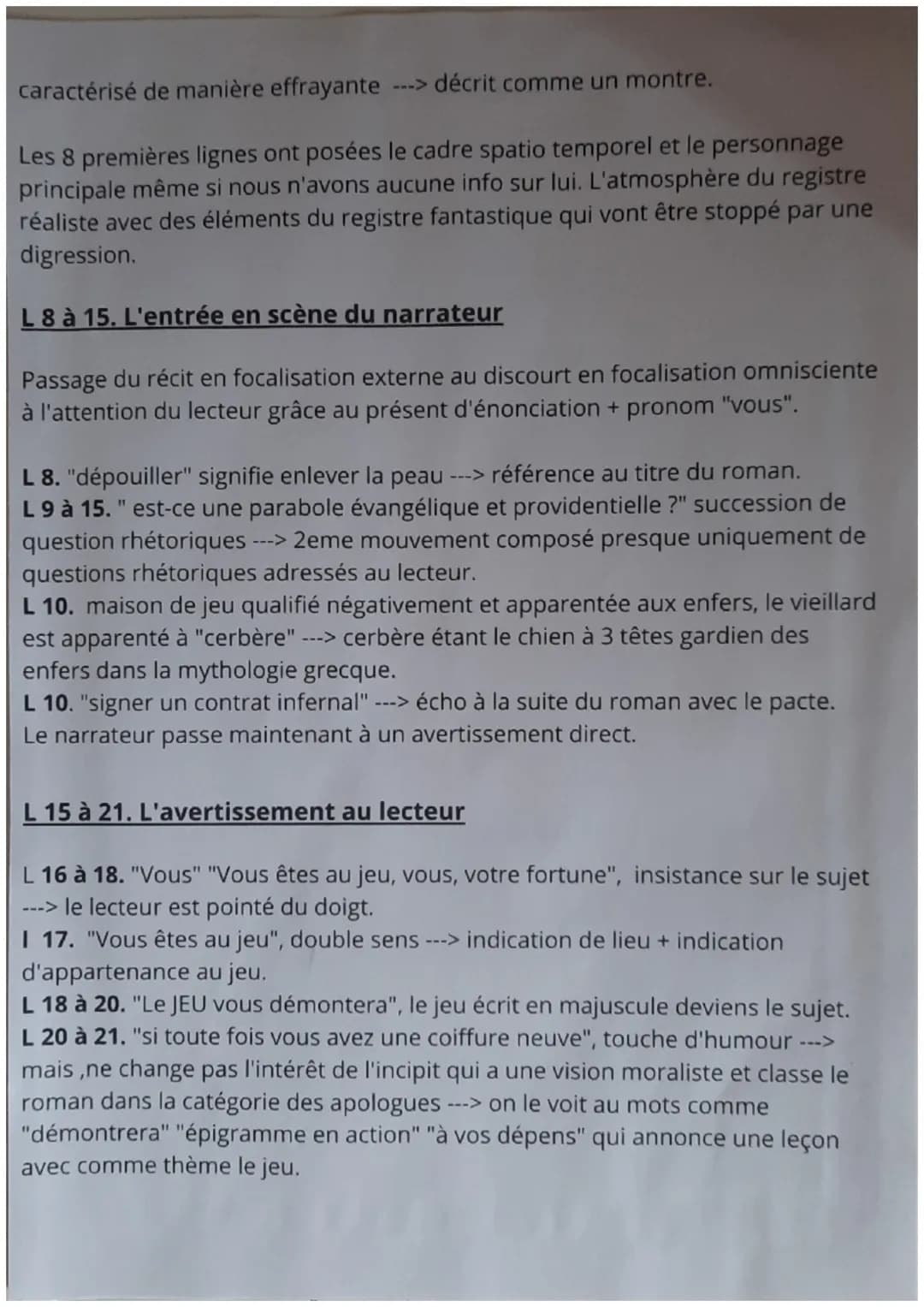 La Peau de chagrin
Création et destruction:
Texte 1: l'incipit du roman:
Introduction:
Balzac est devenu un écrivain à la
mode suite à la pu