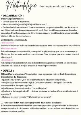 Know Méthodologie du Compte-rendu thumbnail