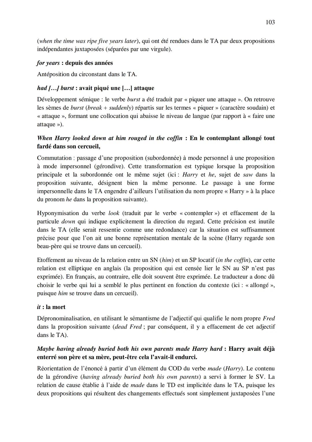 CHAPITRE 1
CORRIGES
1
I. Dans les extraits suivants, repérez les phénomènes de recatégorisation affectant
différentes catégories grammatical