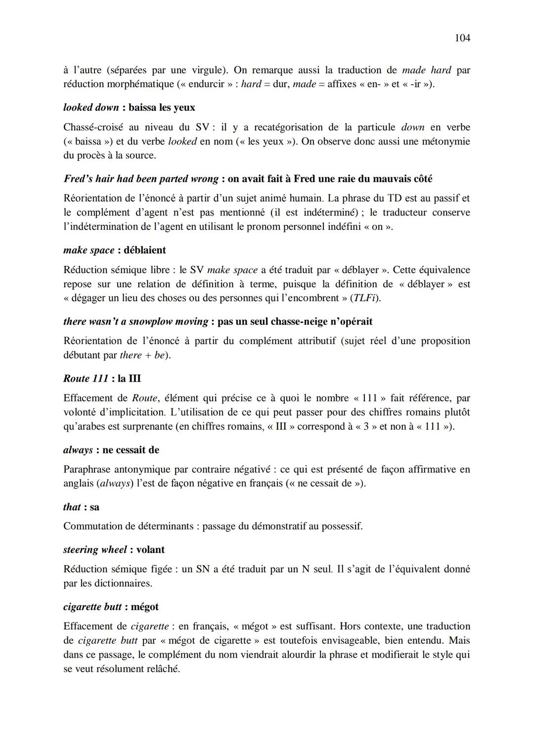 CHAPITRE 1
CORRIGES
1
I. Dans les extraits suivants, repérez les phénomènes de recatégorisation affectant
différentes catégories grammatical