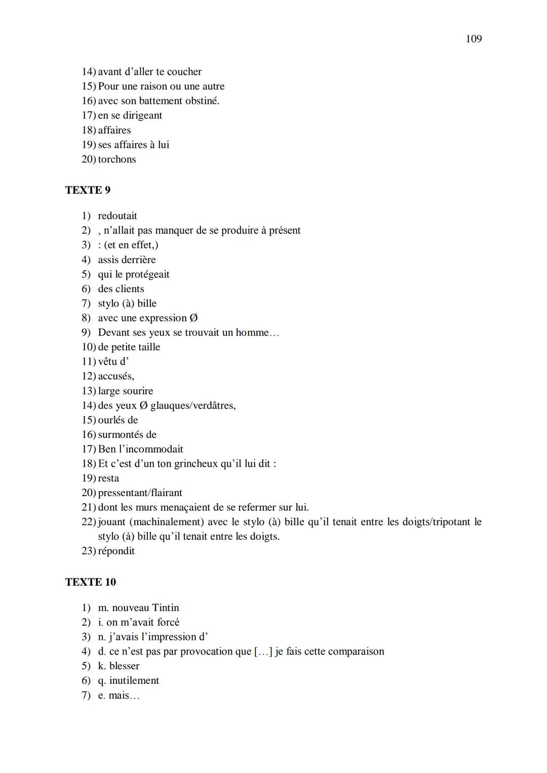 CHAPITRE 1
CORRIGES
1
I. Dans les extraits suivants, repérez les phénomènes de recatégorisation affectant
différentes catégories grammatical