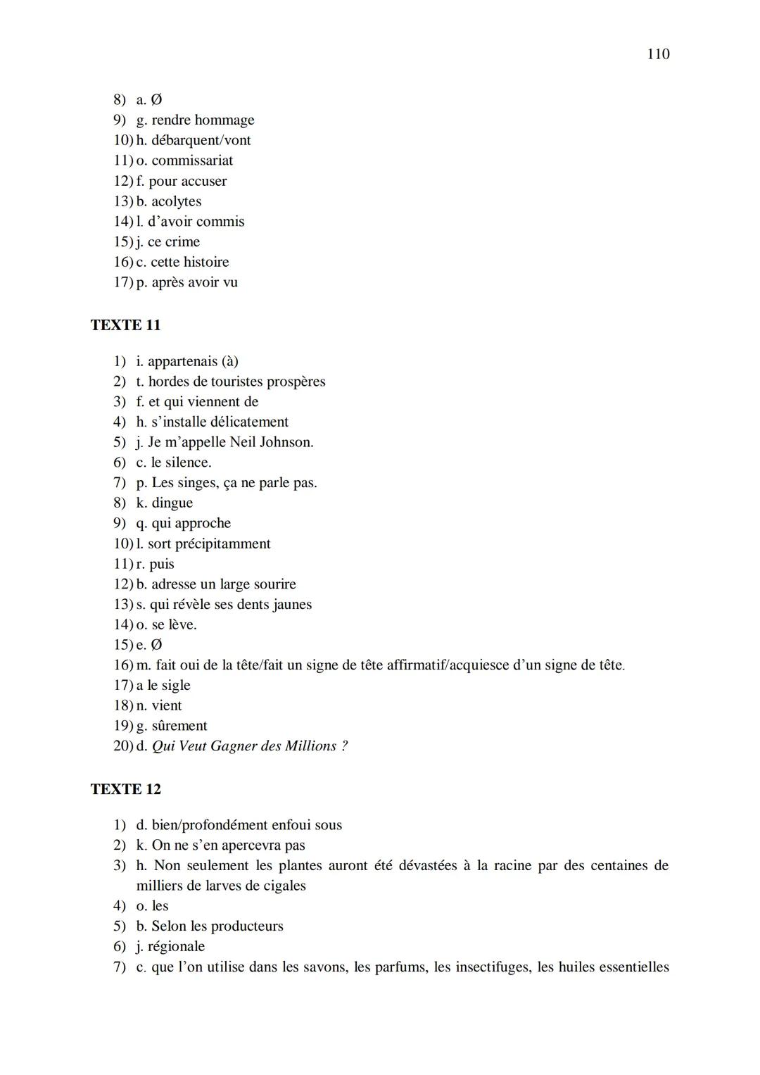 CHAPITRE 1
CORRIGES
1
I. Dans les extraits suivants, repérez les phénomènes de recatégorisation affectant
différentes catégories grammatical