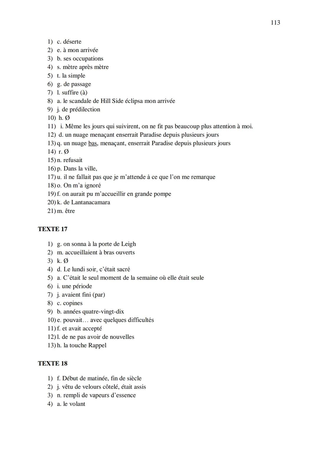 CHAPITRE 1
CORRIGES
1
I. Dans les extraits suivants, repérez les phénomènes de recatégorisation affectant
différentes catégories grammatical