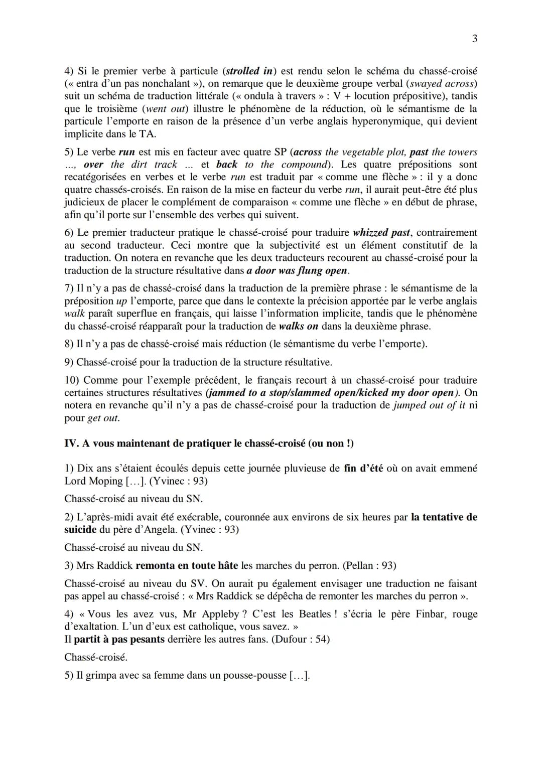 CHAPITRE 1
CORRIGES
1
I. Dans les extraits suivants, repérez les phénomènes de recatégorisation affectant
différentes catégories grammatical