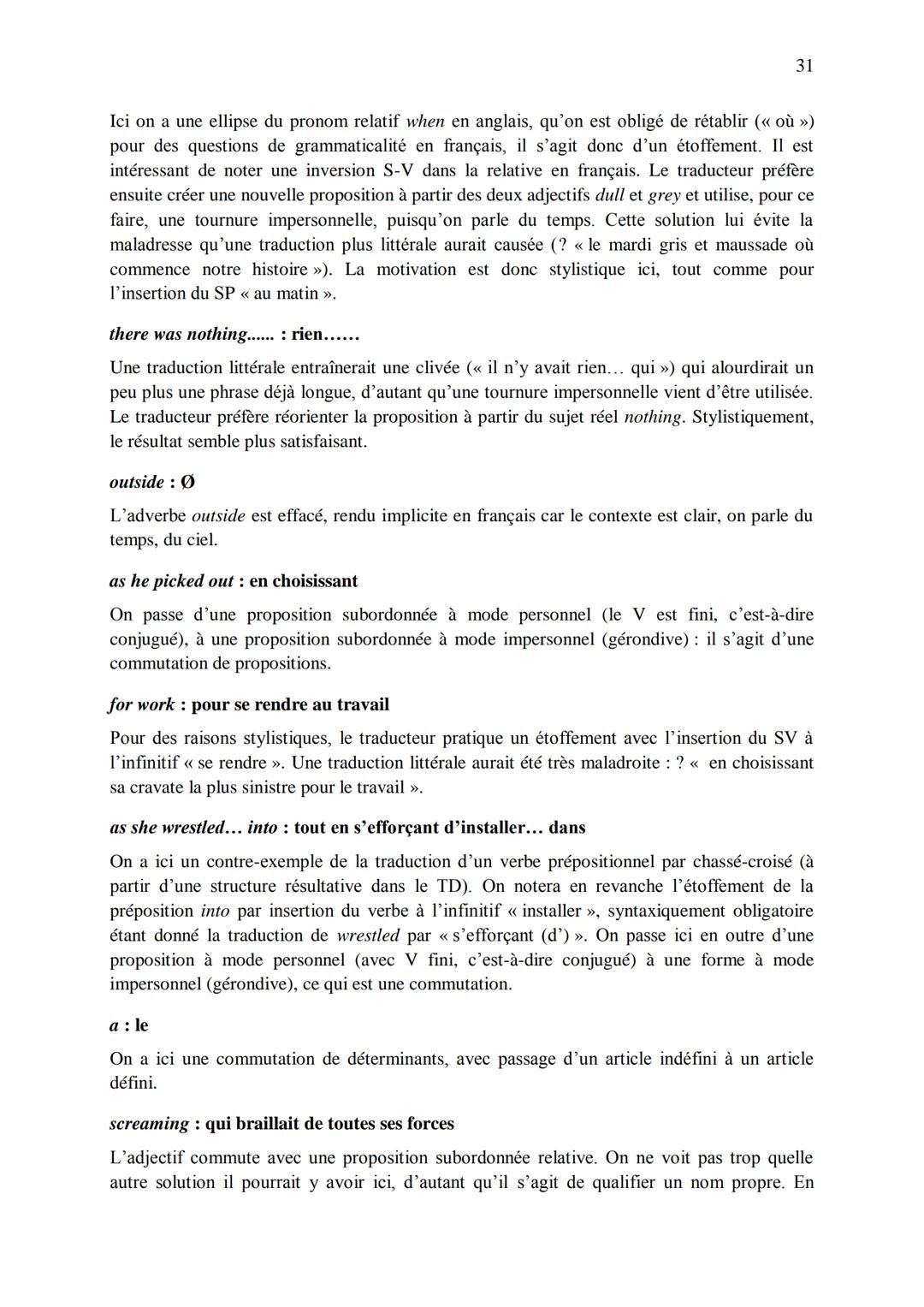 CHAPITRE 1
CORRIGES
1
I. Dans les extraits suivants, repérez les phénomènes de recatégorisation affectant
différentes catégories grammatical