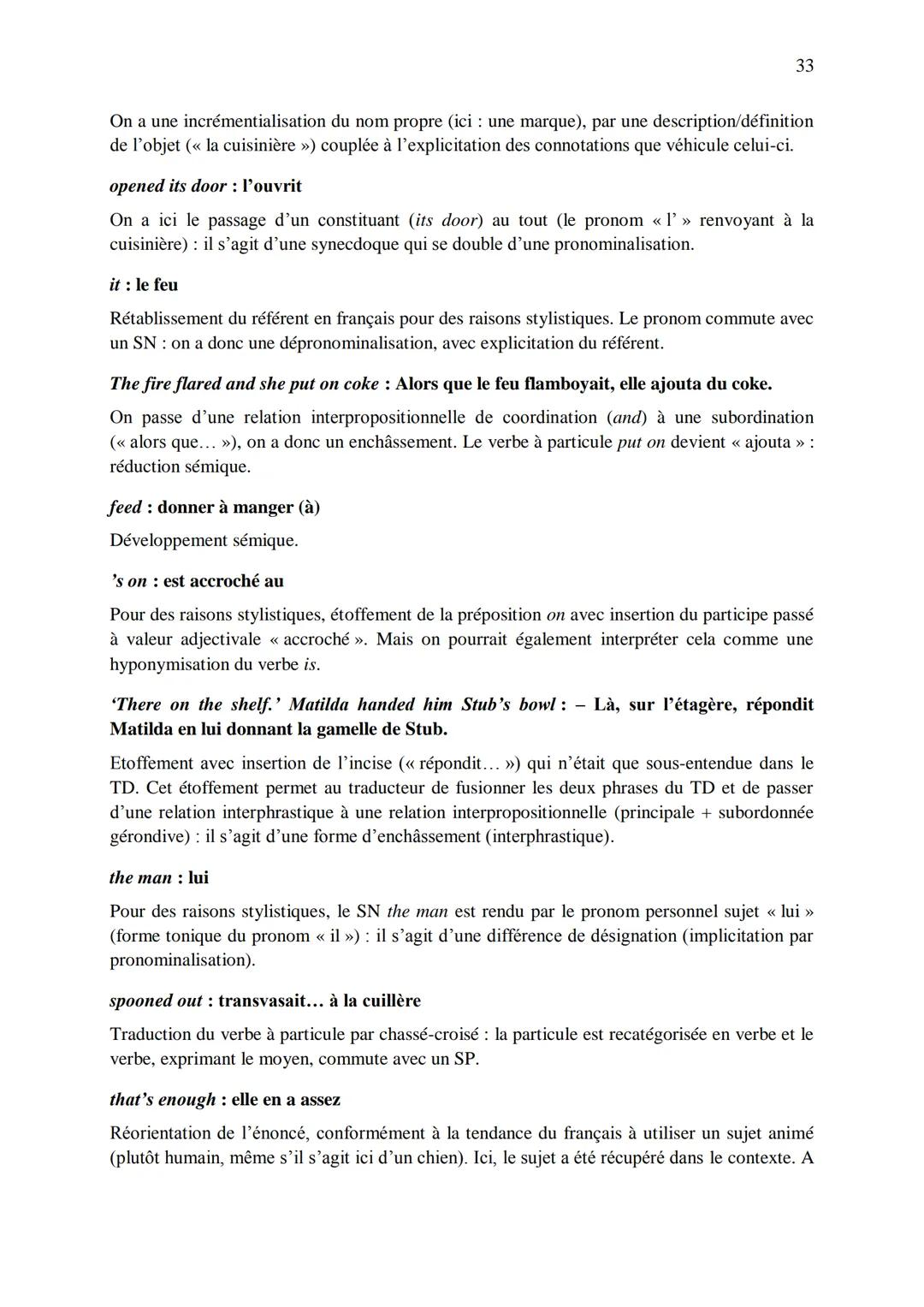 CHAPITRE 1
CORRIGES
1
I. Dans les extraits suivants, repérez les phénomènes de recatégorisation affectant
différentes catégories grammatical