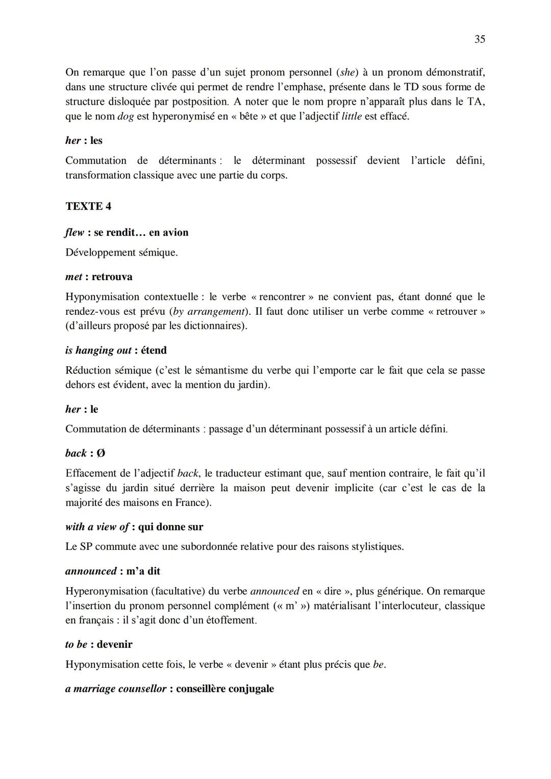 CHAPITRE 1
CORRIGES
1
I. Dans les extraits suivants, repérez les phénomènes de recatégorisation affectant
différentes catégories grammatical