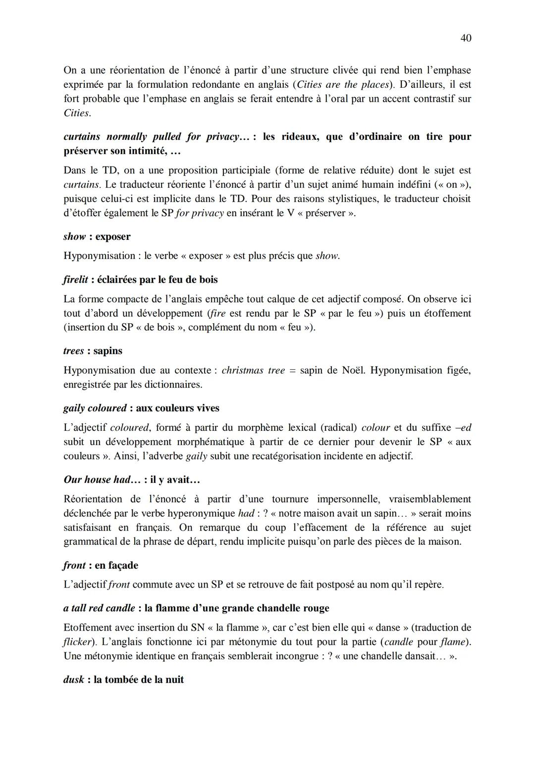 CHAPITRE 1
CORRIGES
1
I. Dans les extraits suivants, repérez les phénomènes de recatégorisation affectant
différentes catégories grammatical