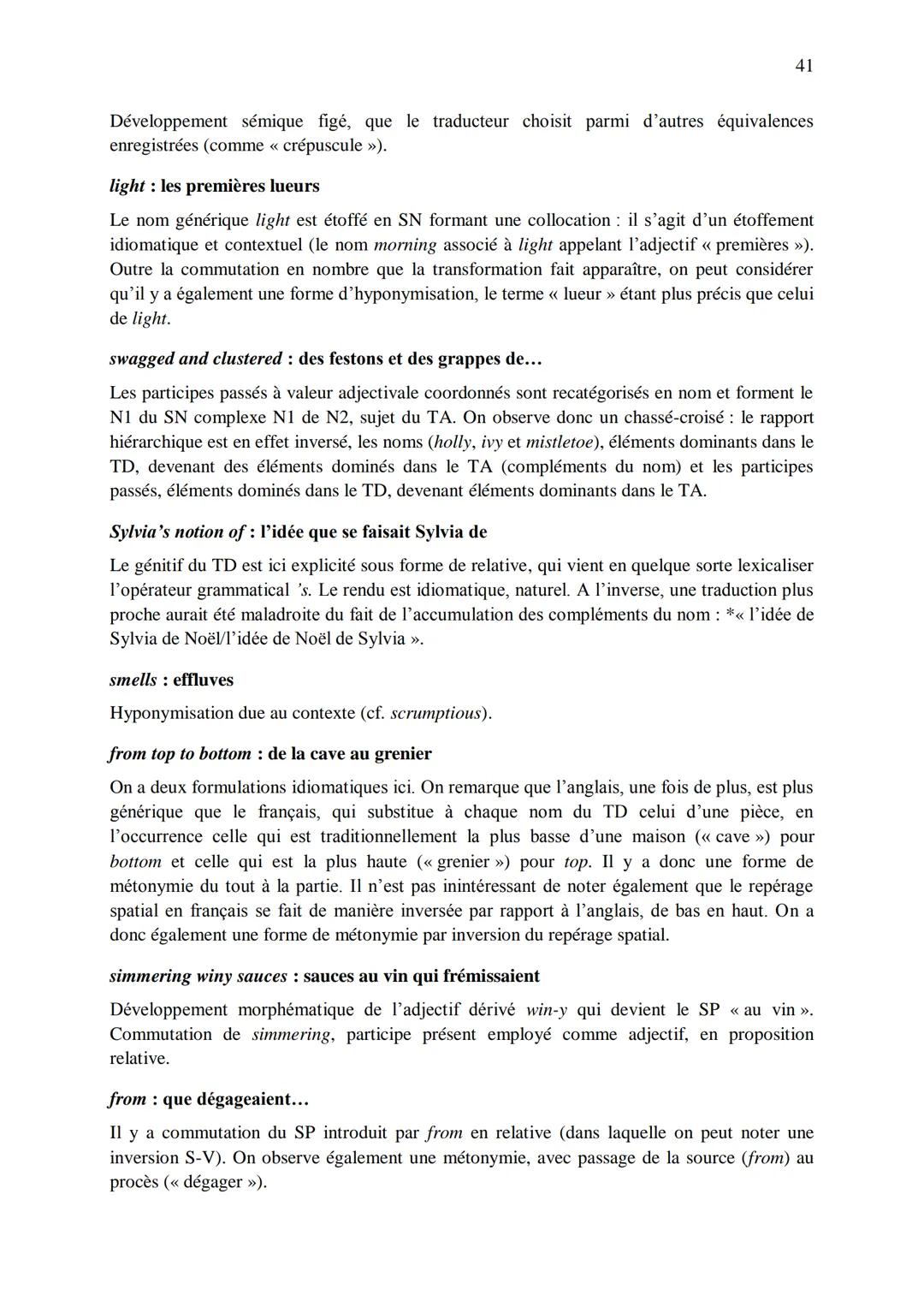 CHAPITRE 1
CORRIGES
1
I. Dans les extraits suivants, repérez les phénomènes de recatégorisation affectant
différentes catégories grammatical