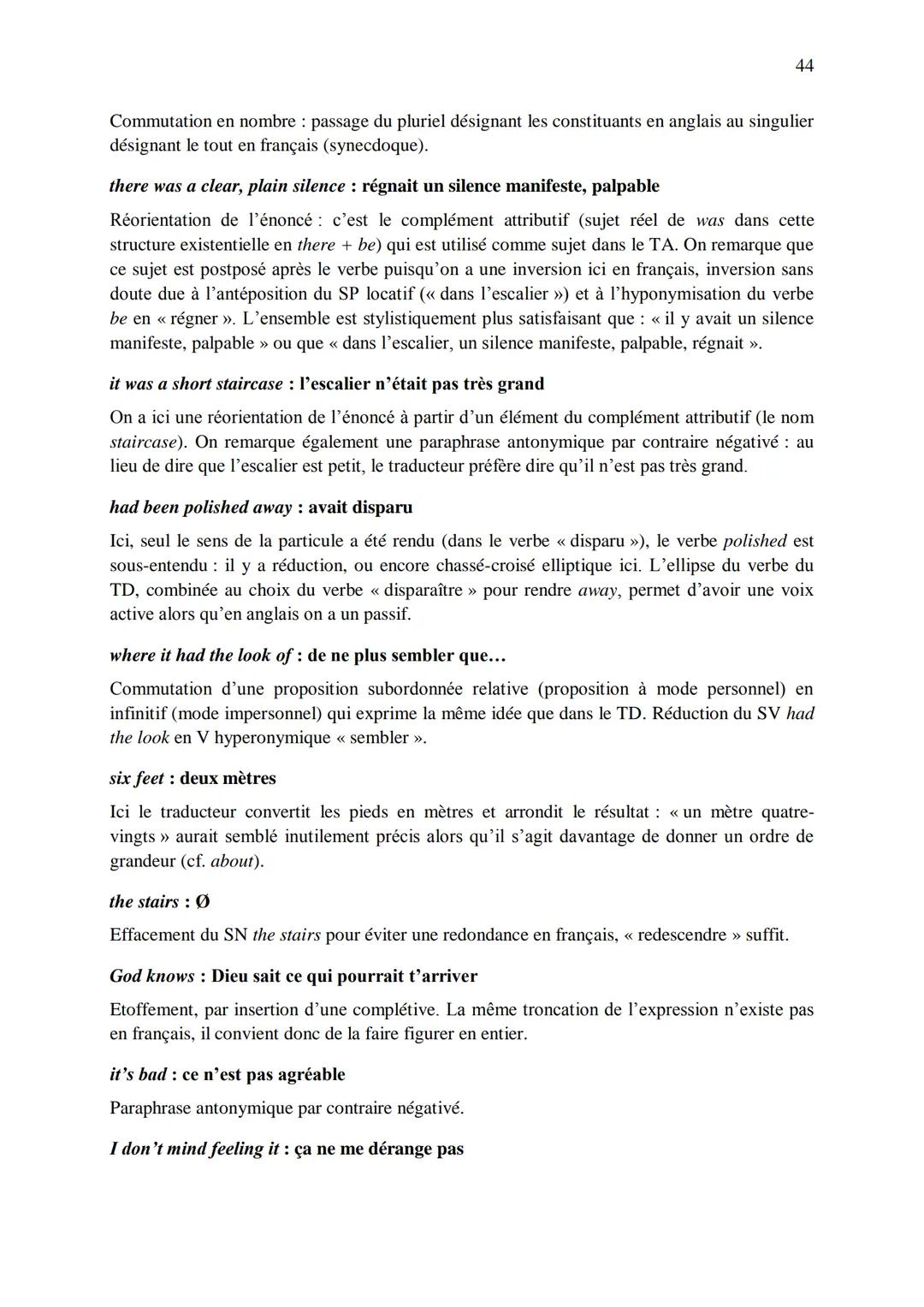 CHAPITRE 1
CORRIGES
1
I. Dans les extraits suivants, repérez les phénomènes de recatégorisation affectant
différentes catégories grammatical