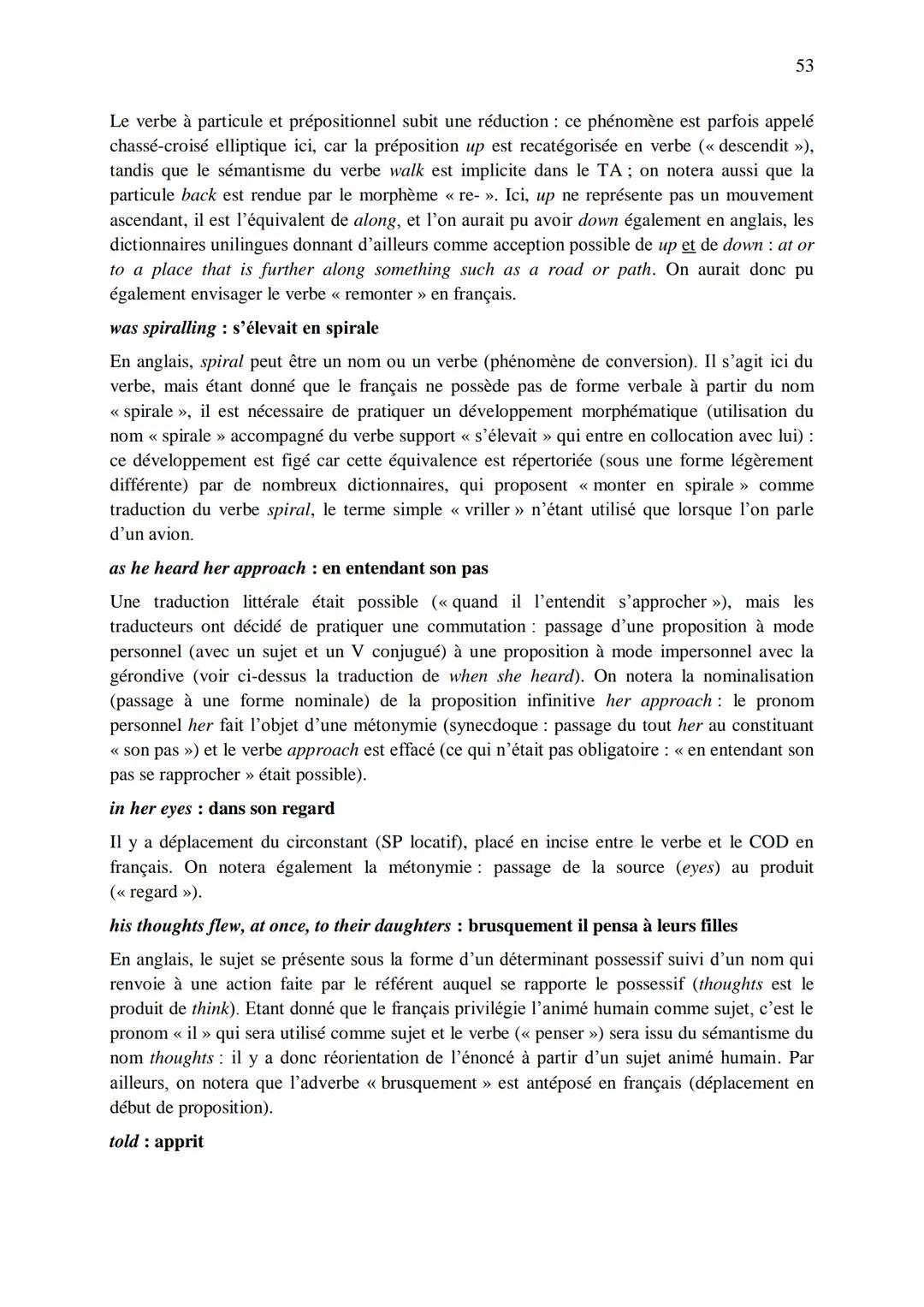 CHAPITRE 1
CORRIGES
1
I. Dans les extraits suivants, repérez les phénomènes de recatégorisation affectant
différentes catégories grammatical