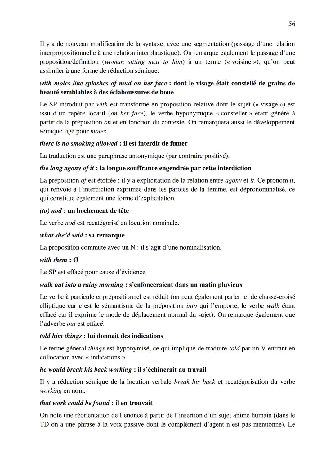 CHAPITRE 1
CORRIGES
1
I. Dans les extraits suivants, repérez les phénomènes de recatégorisation affectant
différentes catégories grammatical