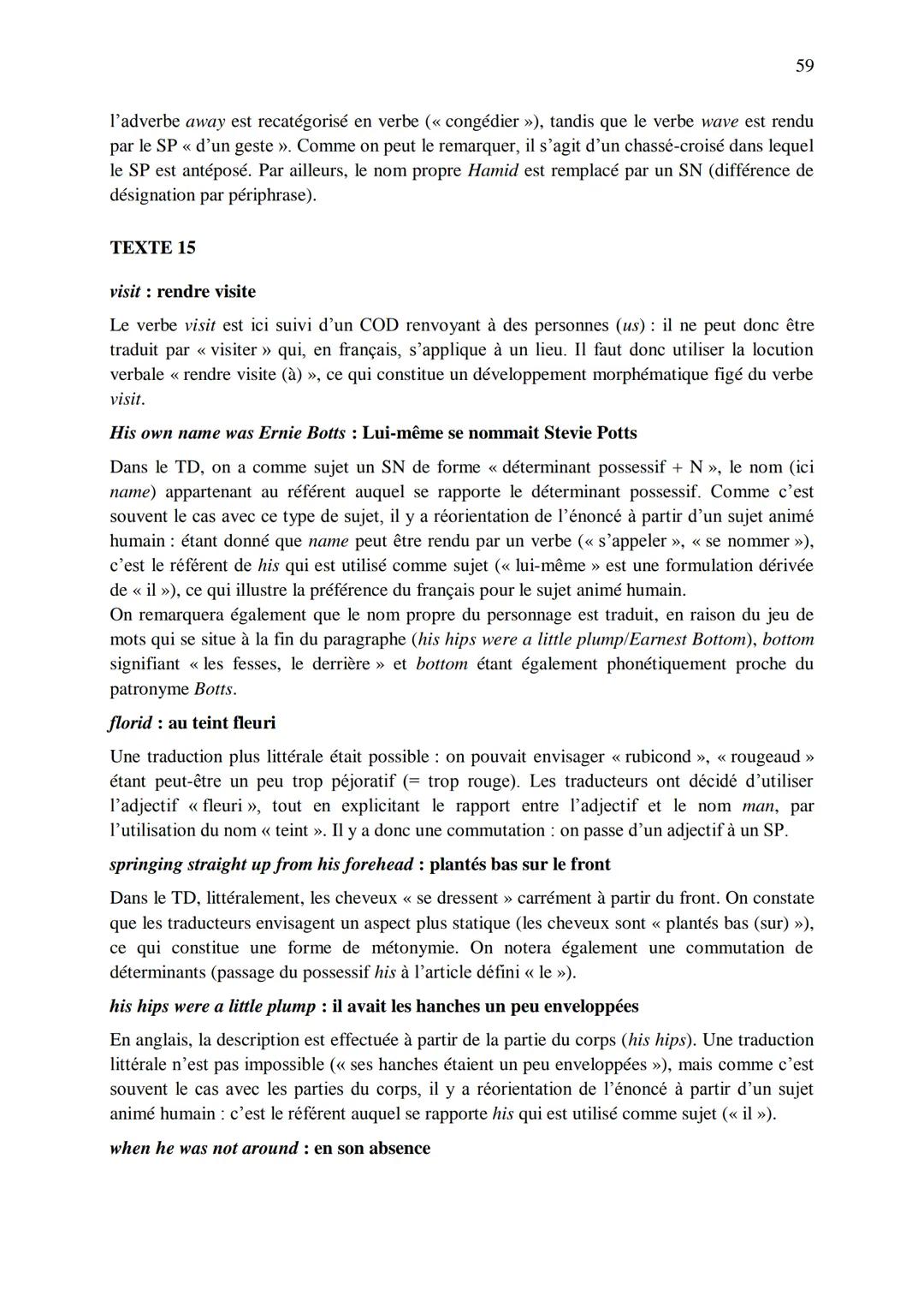 CHAPITRE 1
CORRIGES
1
I. Dans les extraits suivants, repérez les phénomènes de recatégorisation affectant
différentes catégories grammatical