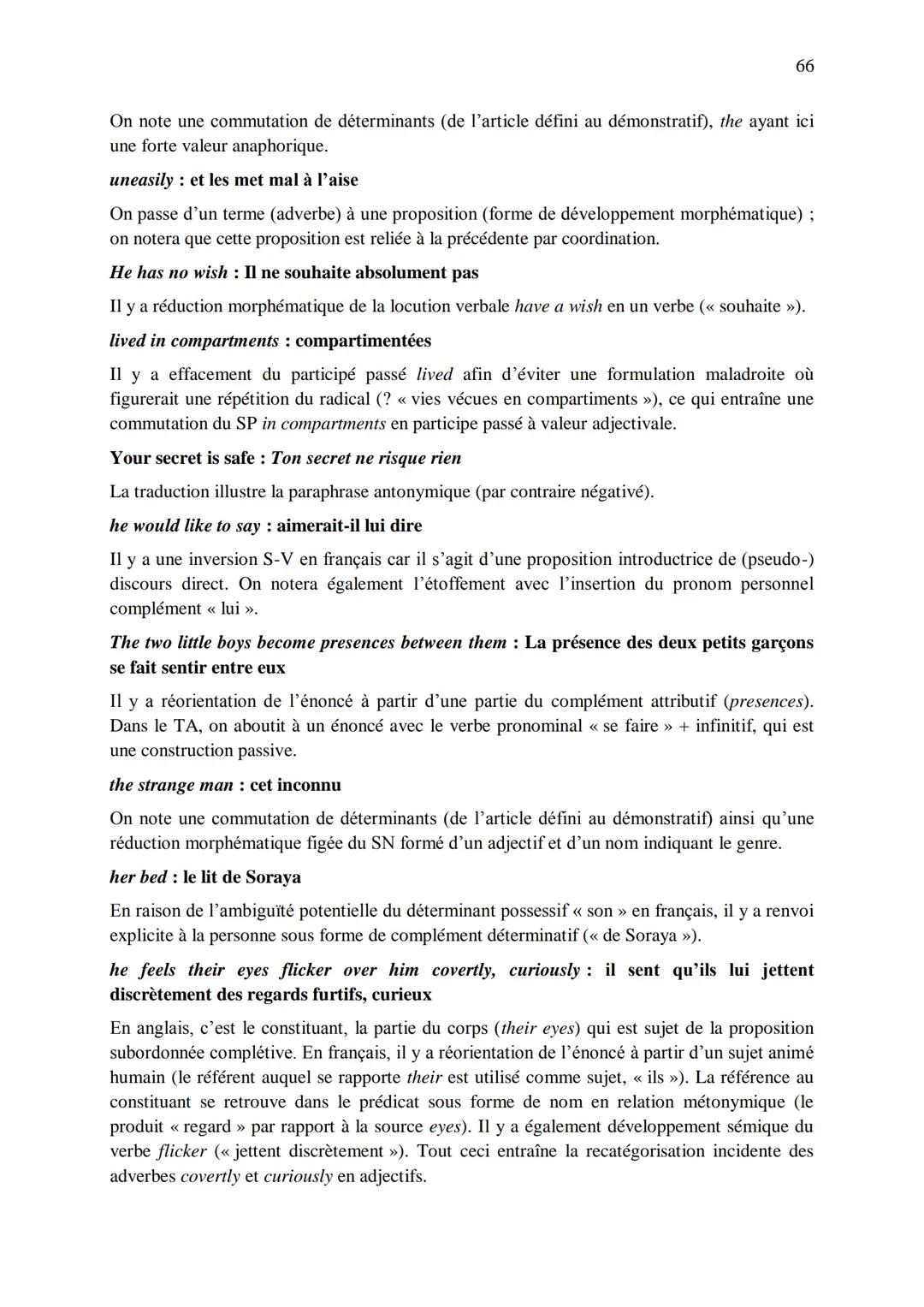 CHAPITRE 1
CORRIGES
1
I. Dans les extraits suivants, repérez les phénomènes de recatégorisation affectant
différentes catégories grammatical