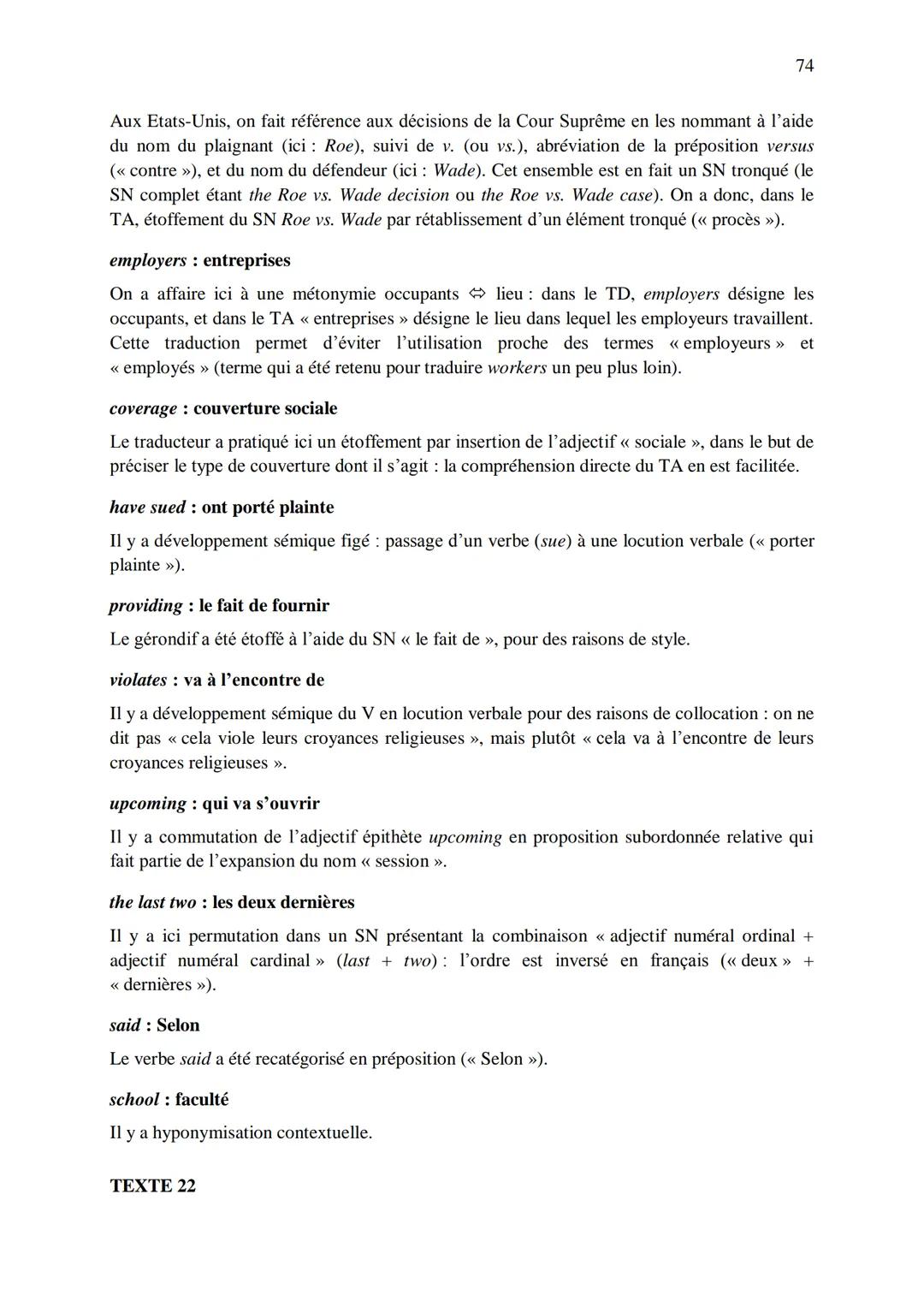 CHAPITRE 1
CORRIGES
1
I. Dans les extraits suivants, repérez les phénomènes de recatégorisation affectant
différentes catégories grammatical