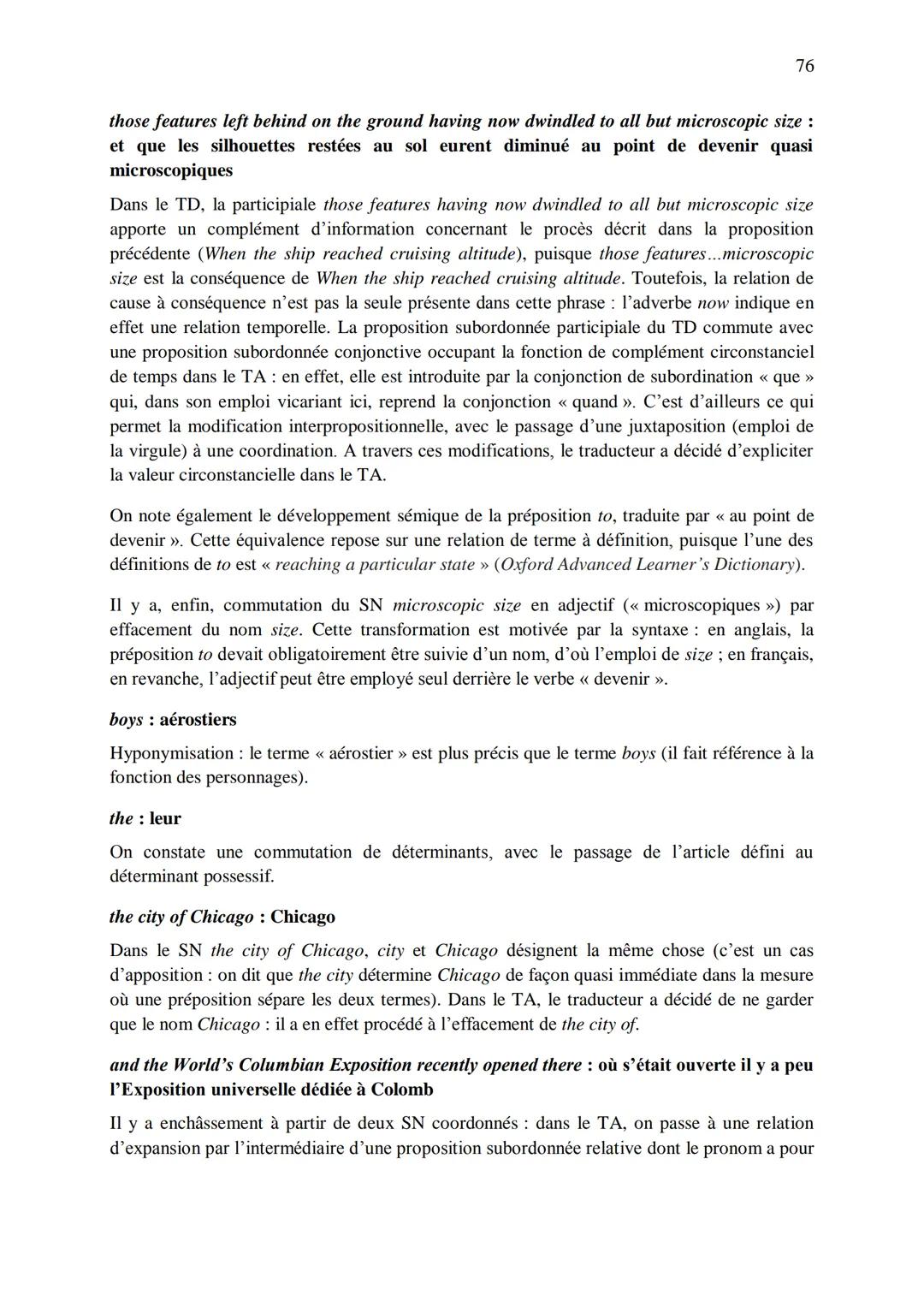 CHAPITRE 1
CORRIGES
1
I. Dans les extraits suivants, repérez les phénomènes de recatégorisation affectant
différentes catégories grammatical