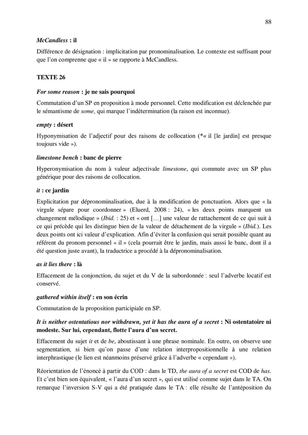 CHAPITRE 1
CORRIGES
1
I. Dans les extraits suivants, repérez les phénomènes de recatégorisation affectant
différentes catégories grammatical