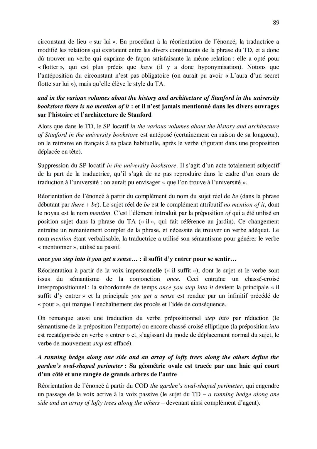 CHAPITRE 1
CORRIGES
1
I. Dans les extraits suivants, repérez les phénomènes de recatégorisation affectant
différentes catégories grammatical