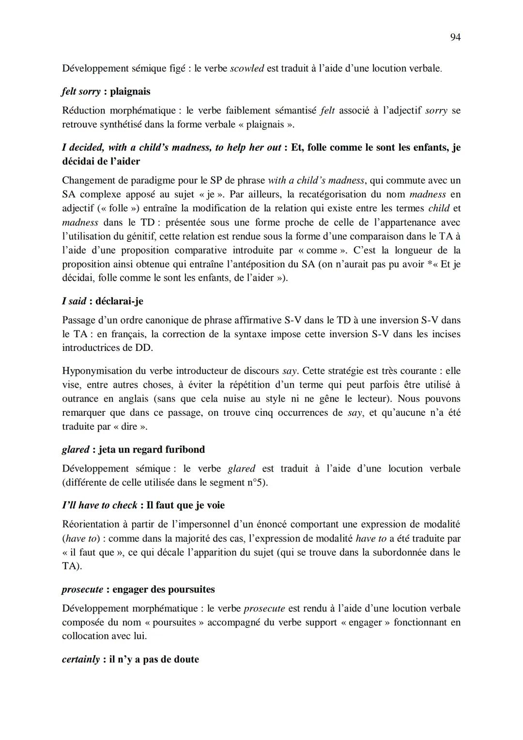 CHAPITRE 1
CORRIGES
1
I. Dans les extraits suivants, repérez les phénomènes de recatégorisation affectant
différentes catégories grammatical