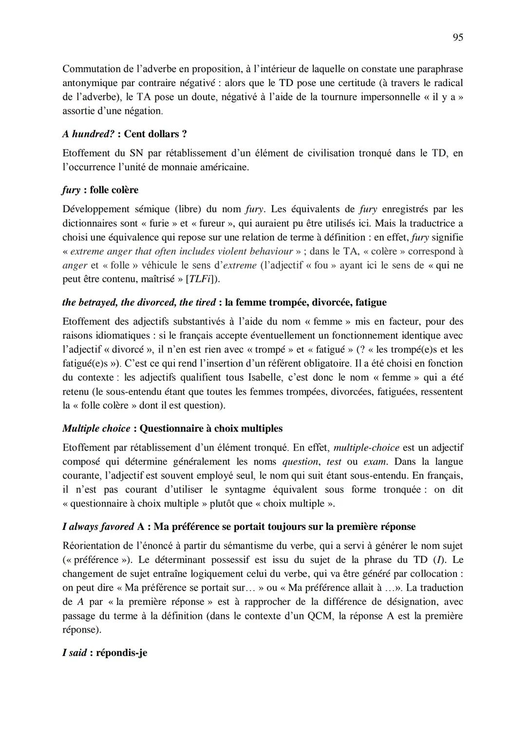 CHAPITRE 1
CORRIGES
1
I. Dans les extraits suivants, repérez les phénomènes de recatégorisation affectant
différentes catégories grammatical