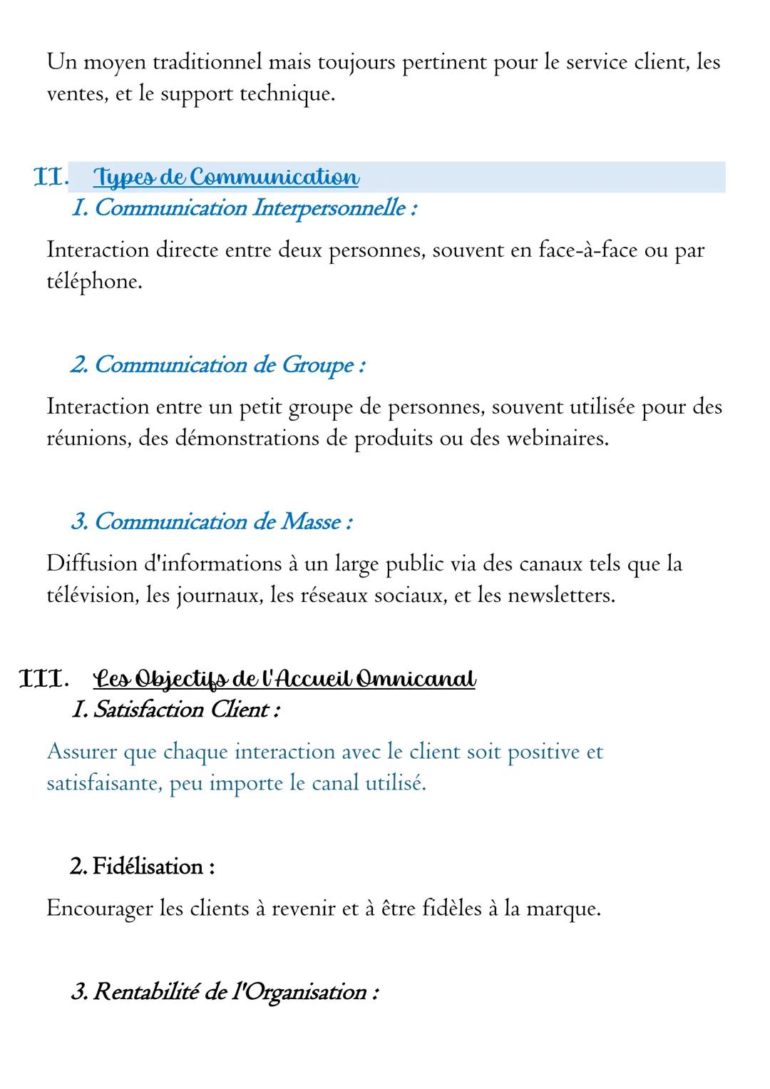 Chapitre-l'accueil omnicanal
Introduction
L'accueil omnicanal est une stratégie essentielle
pour
offrir une
expérience client cohérente et i