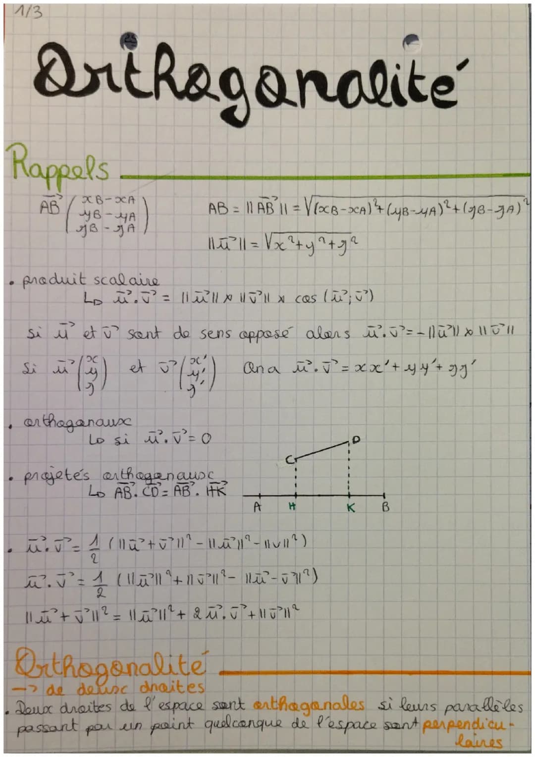 Orthogonalité 