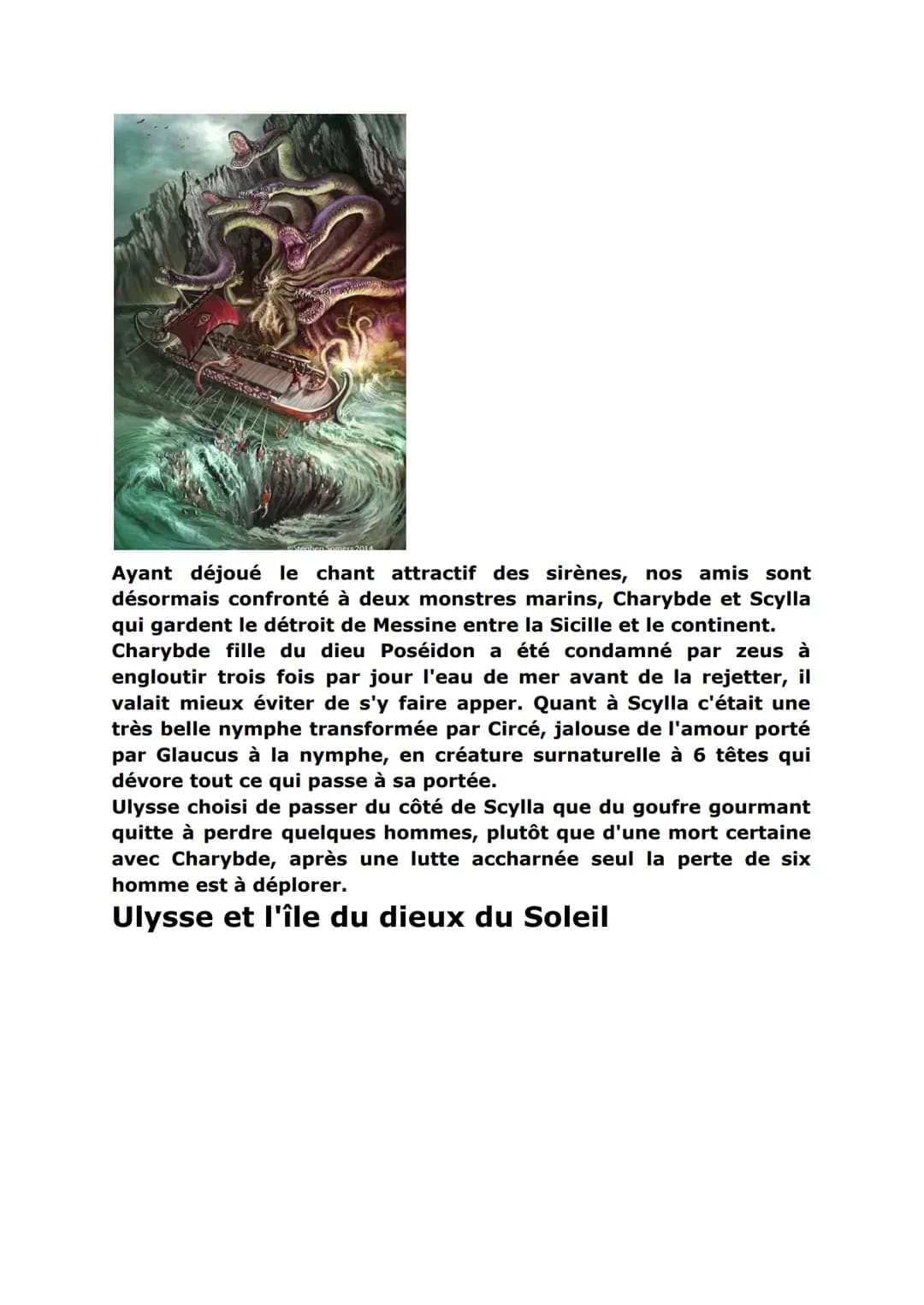 Odyssée, les voyages d'Ulysse
Qui est Ulysse ?
G5655E
Ulysse est le personnage principal de livre de l'Odyssée écrit par
Homère qui relate l