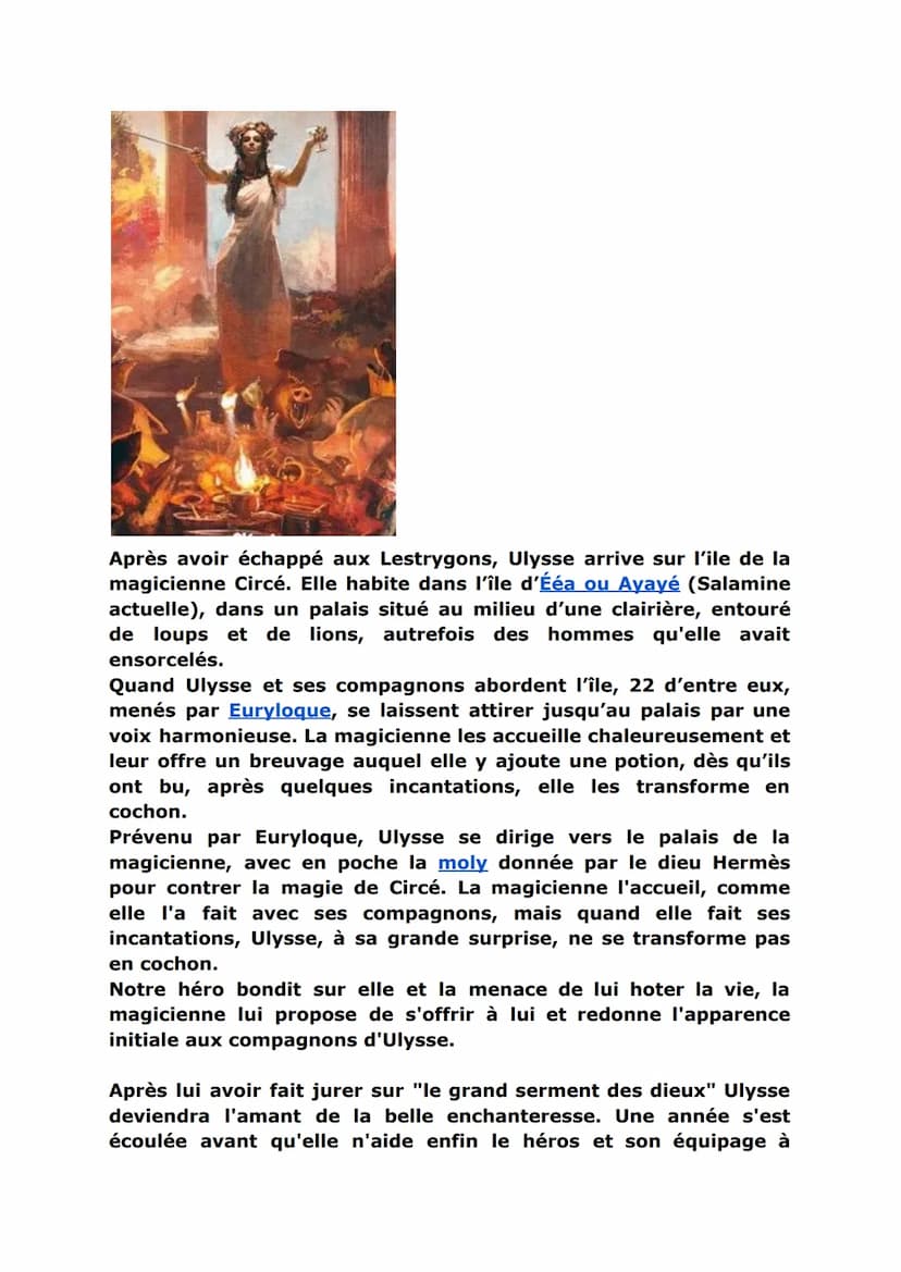 Odyssée, les voyages d'Ulysse
Qui est Ulysse ?
G5655E
Ulysse est le personnage principal de livre de l'Odyssée écrit par
Homère qui relate l