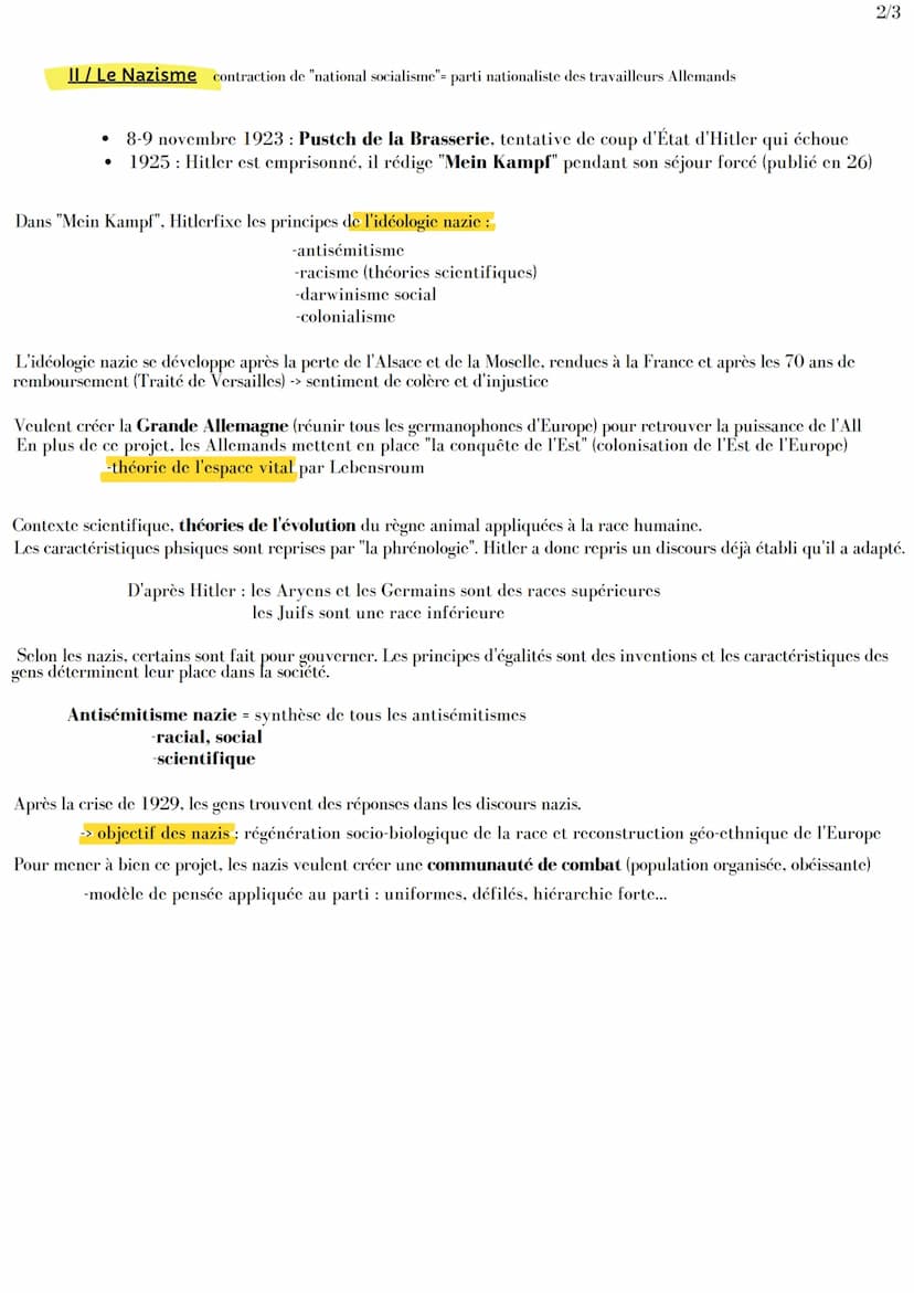 Histoire
LES RÉGIMES TOTALITAIRES
Intro : Le mot "totalitaire" vient d'Italic, inventé par Giovanni Amendola pour dénoncer le pouvoir de Mus