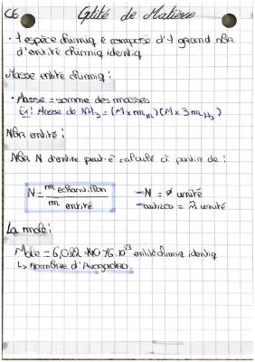 Know Quantités de Matières  thumbnail