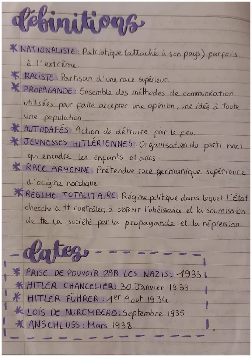 idéologie
Le totalitarisme nazi se :
caractérise la volonté
par
de créer une société raciste.
La race aryenne» serait
serait une «race» supé