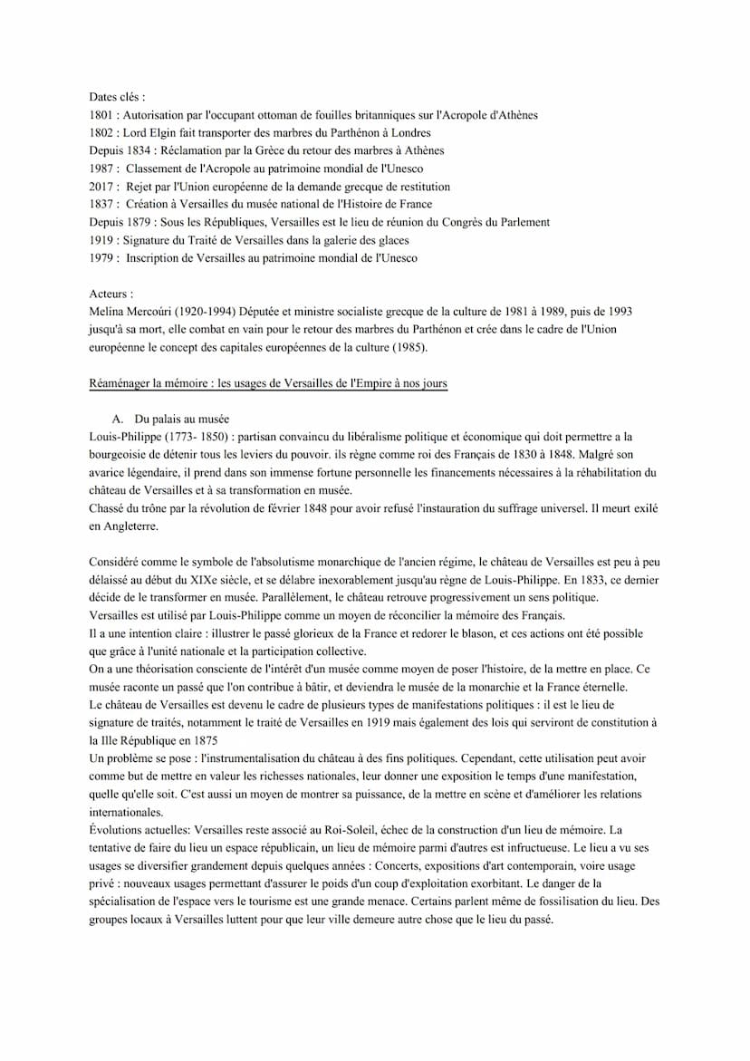 HGGSP thème 4 : Identifier, protéger et valoriser le patrimoine enjeux géopolitiques
patrimoine vient du latin "patrimonium",l'héritage du p