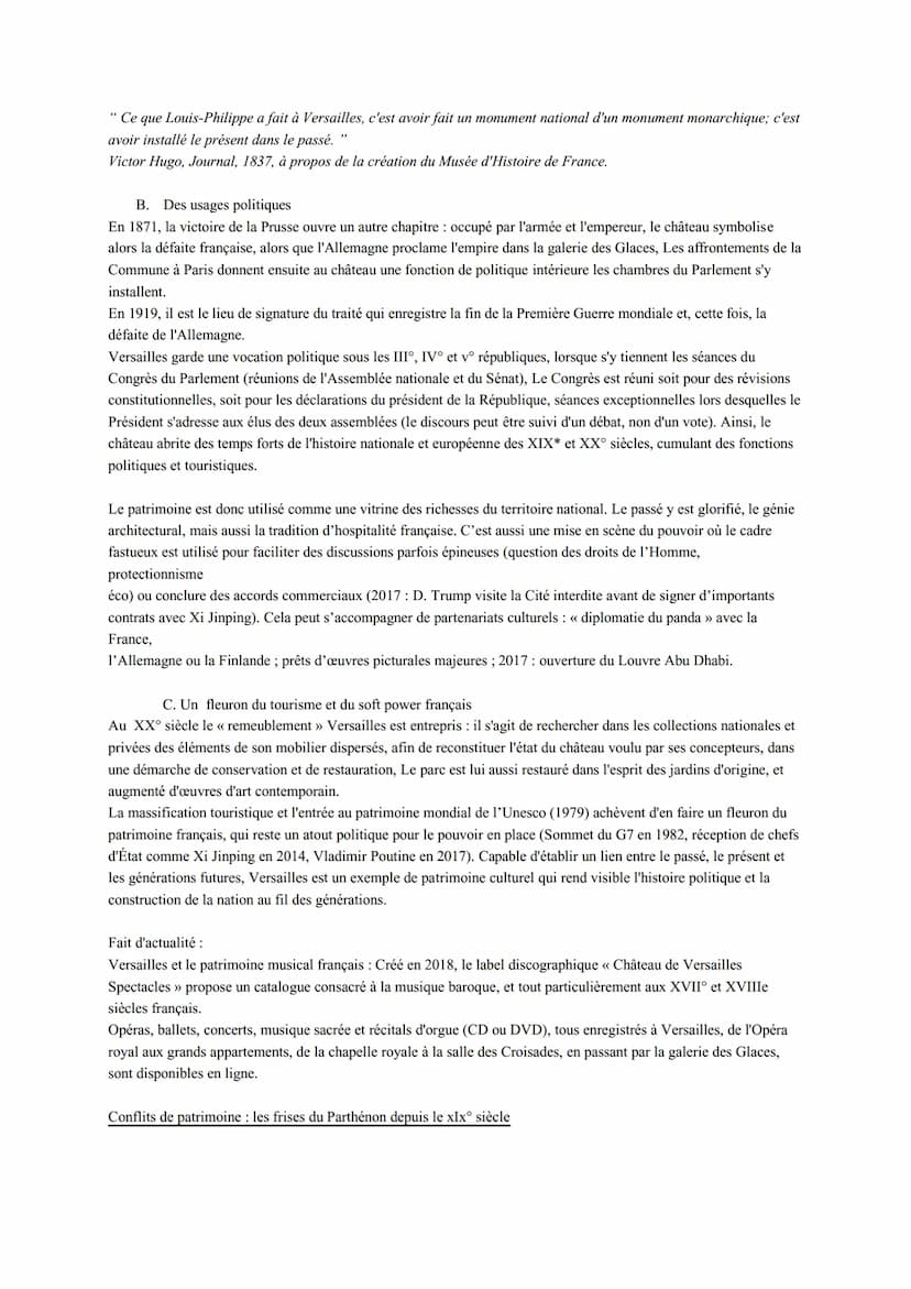 HGGSP thème 4 : Identifier, protéger et valoriser le patrimoine enjeux géopolitiques
patrimoine vient du latin "patrimonium",l'héritage du p