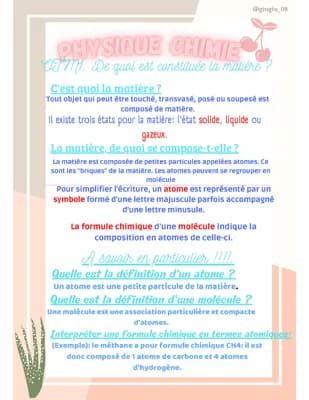 Know  De quoi est constituée la matière ? - Physique-Chimie thumbnail