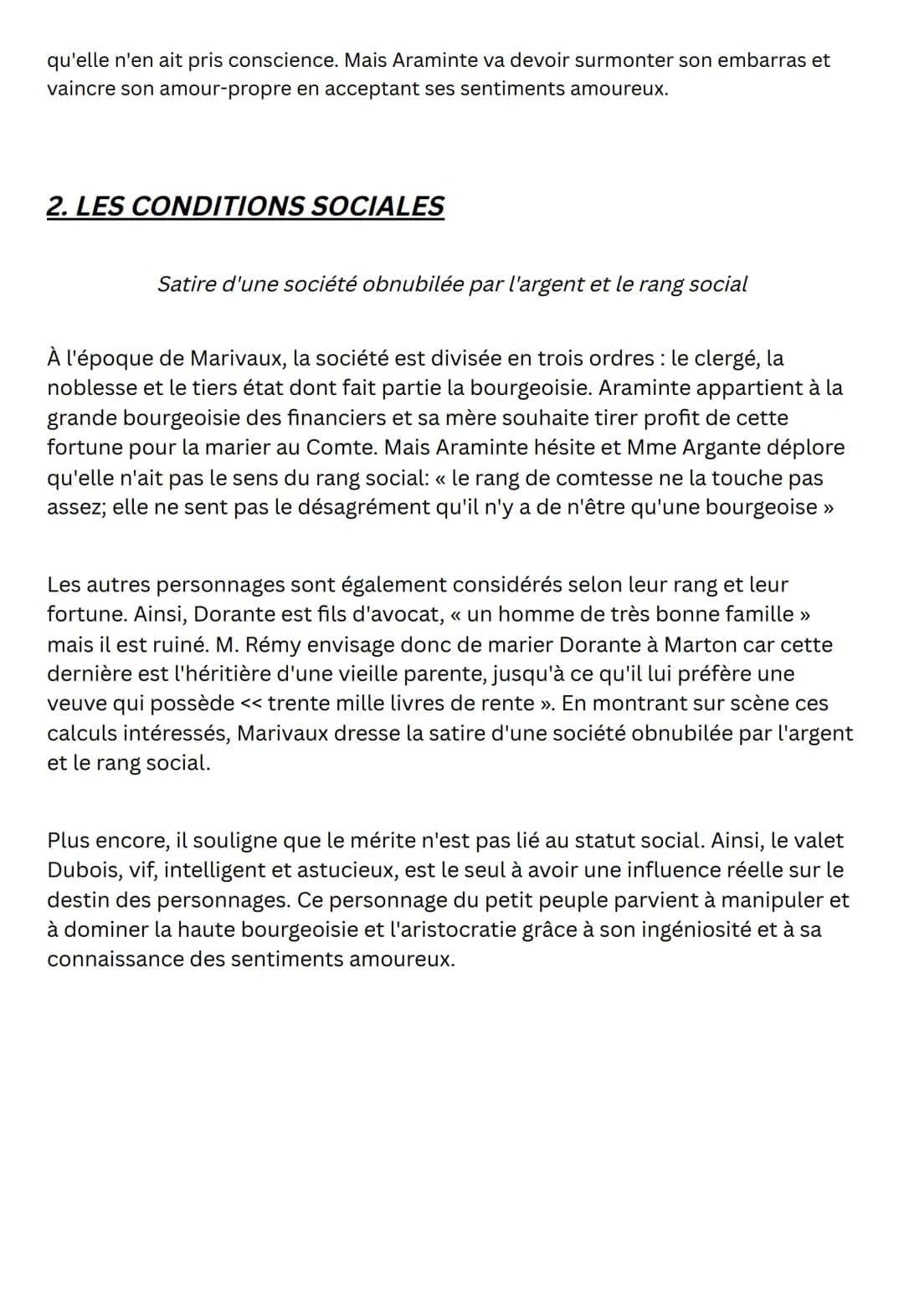 LES FAUSSES
fiche pour la
dissertation
CONFIDENCES @esmeralda_476
1. Une vue globale
Auteur: Marivaux
Parcours: Théâtre & stratagème
Thèmes:
