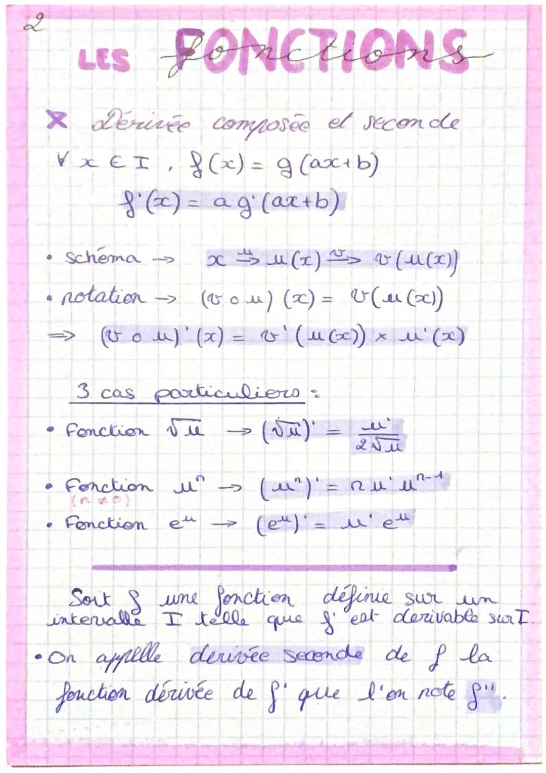 1
# LES FONCTIONS
* burome du second degré
$f(x) = ax'+ bx + c$
[parabole]
Equation $y = ax^2 + bx + c$
* Si $a > 0$ ->

* si $a < 0$ ->

$S