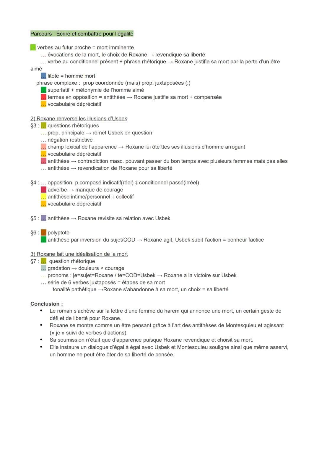 Parcours Écrire et combattre pour l'égalité
TEXTE 10: Lettres persanes, Montesquieu (1721)
Lettre 161
[Oui, je t'ai trompé ; ai séduit tes e