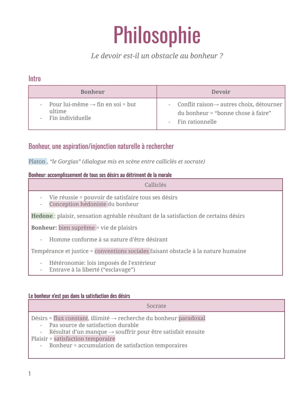 devoir et bonheur 